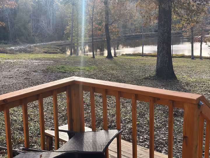 Cabins in Nacogdoches TX - Bear Cabin at Sparks Lake Resort