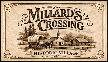 Historic buildings at Millard's Crossing in Nacogdoches